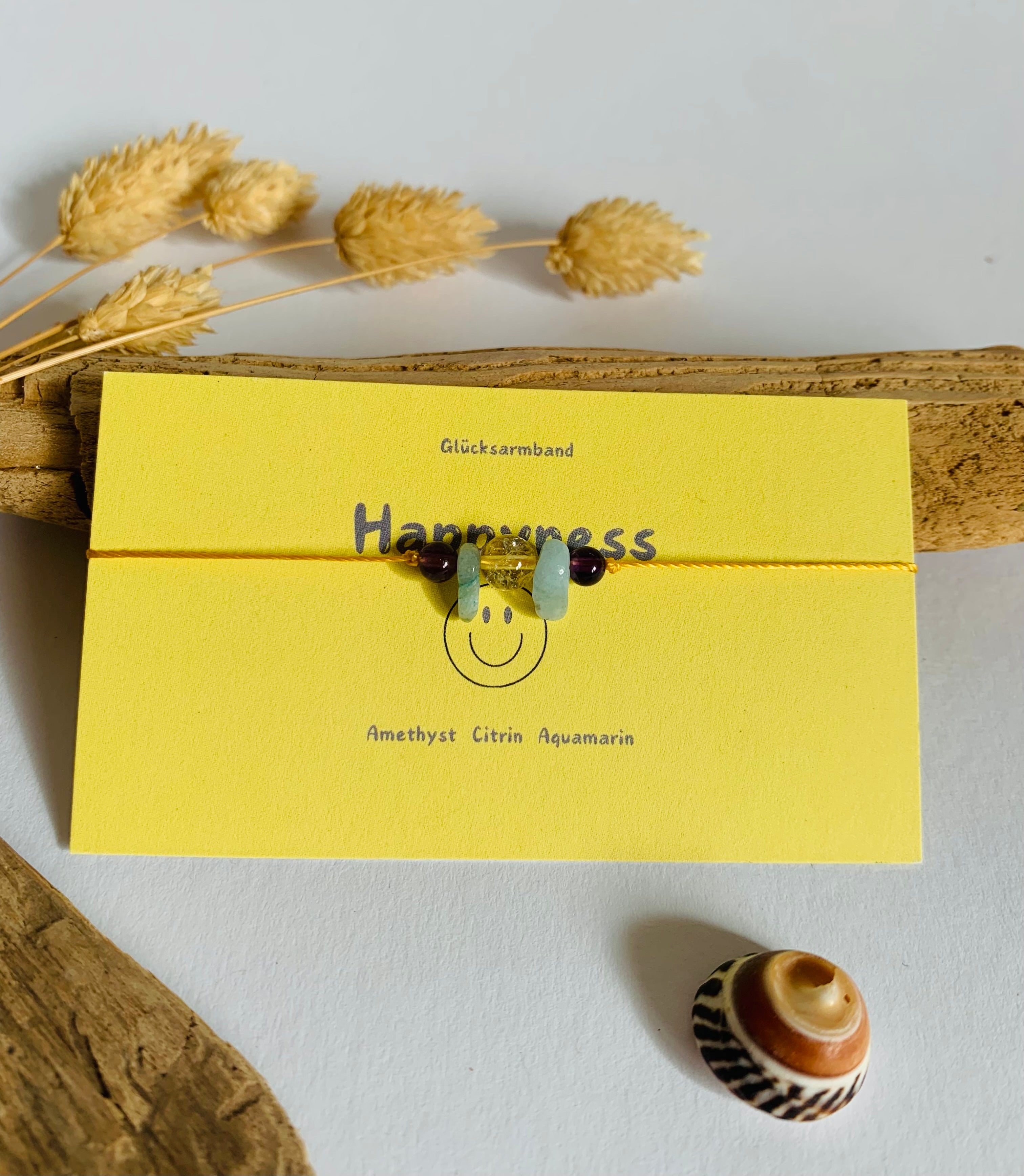 Glücksarmband  "HAPPYNESS" Kaufe 5 zahle 4