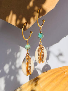 Creole Edelstahl gold "TORQUISE KAURI"