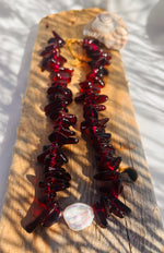 Lade das Bild in den Galerie-Viewer, Necklace Crystal gold  &quot;RED SUNSET&quot;
