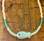 Lade das Bild in den Galerie-Viewer, Necklace „GREEN FISH&quot;
