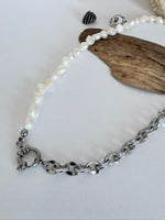 Lade das Bild in den Galerie-Viewer, Necklace &quot;HALF &amp; HALF YASMIN&quot; Silber
