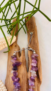 Necklace Crystal  "LAVENDER"