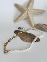 Lade das Bild in den Galerie-Viewer, Necklace &quot;HALF &amp; HALF YASMIN&quot; gold
