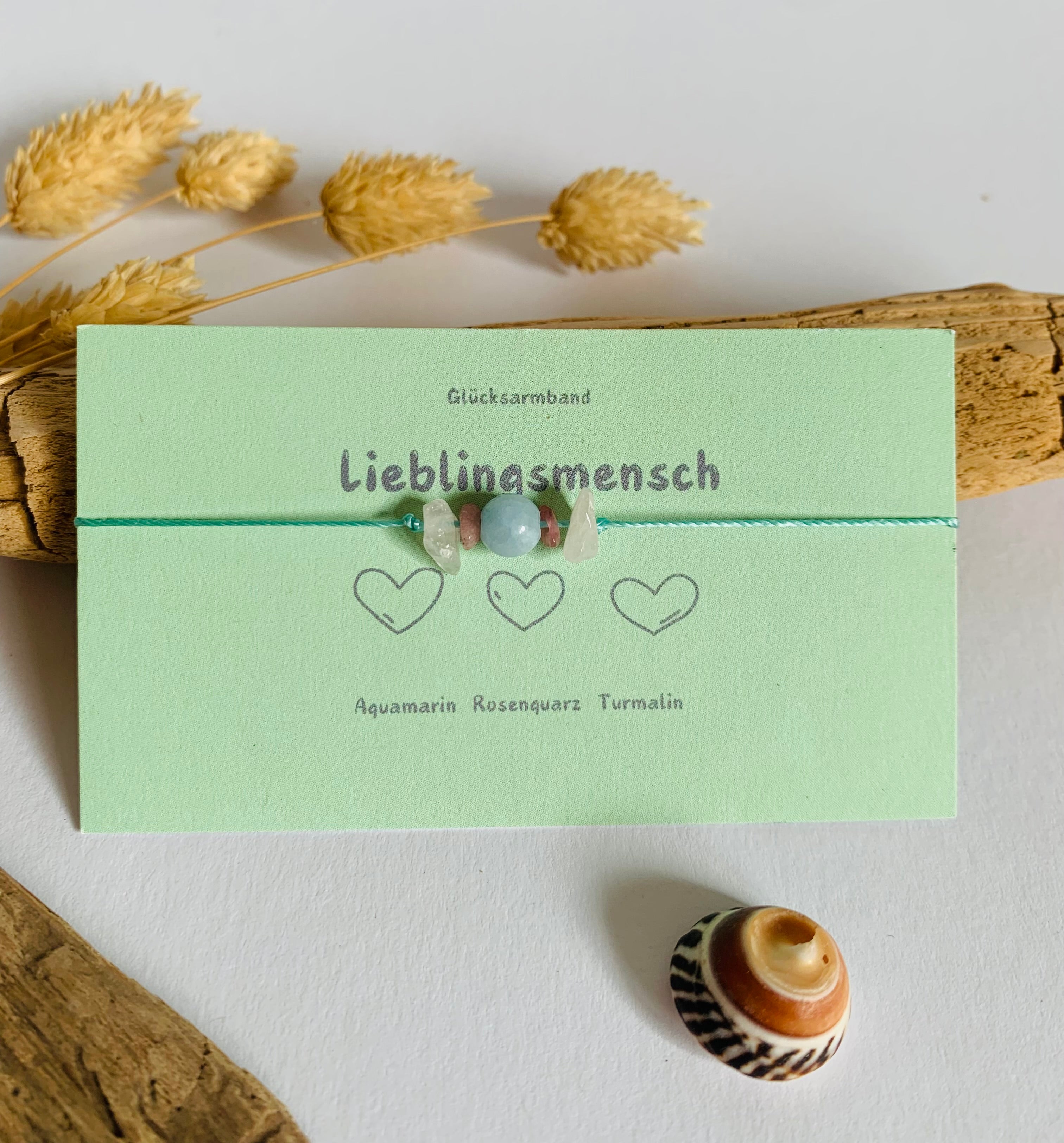 Glücksarmband  "LIEBLINGSMENSCH" Kaufe 5 zahle 4