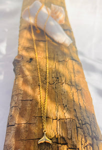 Necklace Edelstahl Gliederkette gold "WHALE“