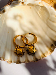 Creole Edelstahl gold "SUN"