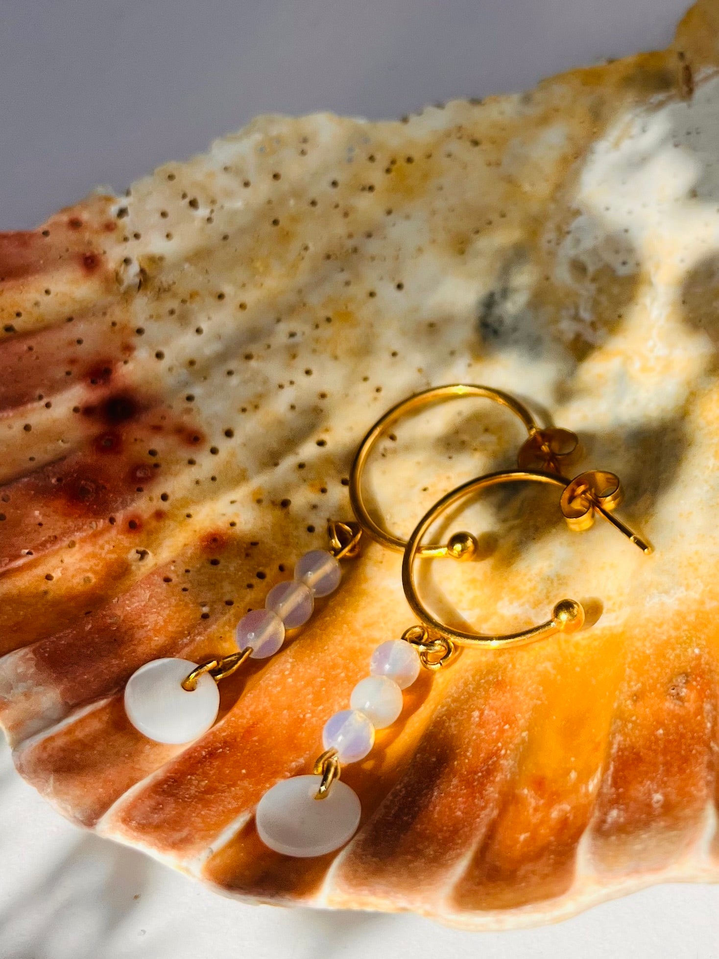 Creole Edelstahl gold "OPAL"