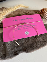 Lade das Bild in den Galerie-Viewer, Glücksarmband  "Love you, Mama" Kaufe 5 zahle 4 (Kopie)
