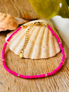 Anklett "PINK PEARL"
