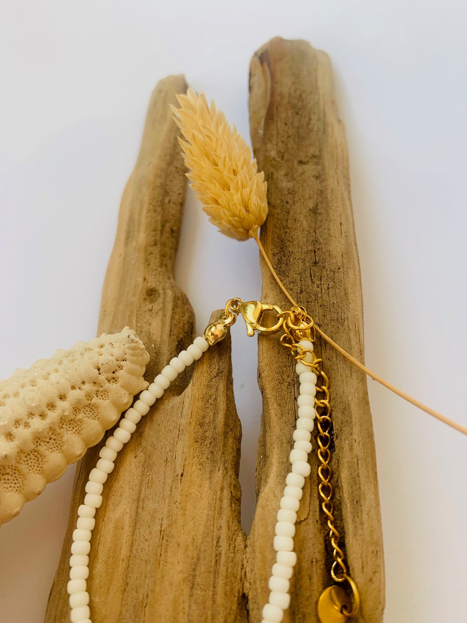 Necklace Pearl "WHITE SNAIL"