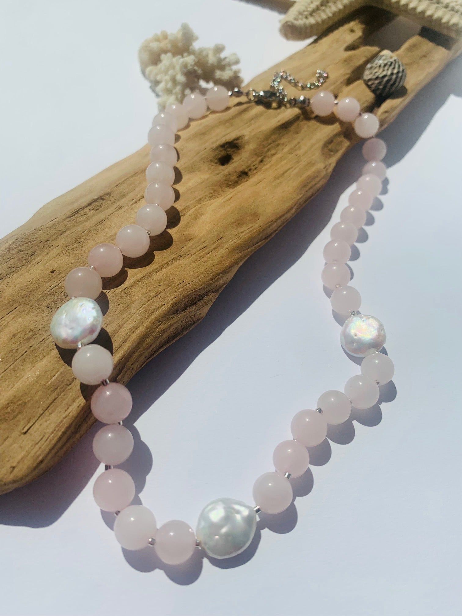 Necklace Crystal silber  "LOVE"