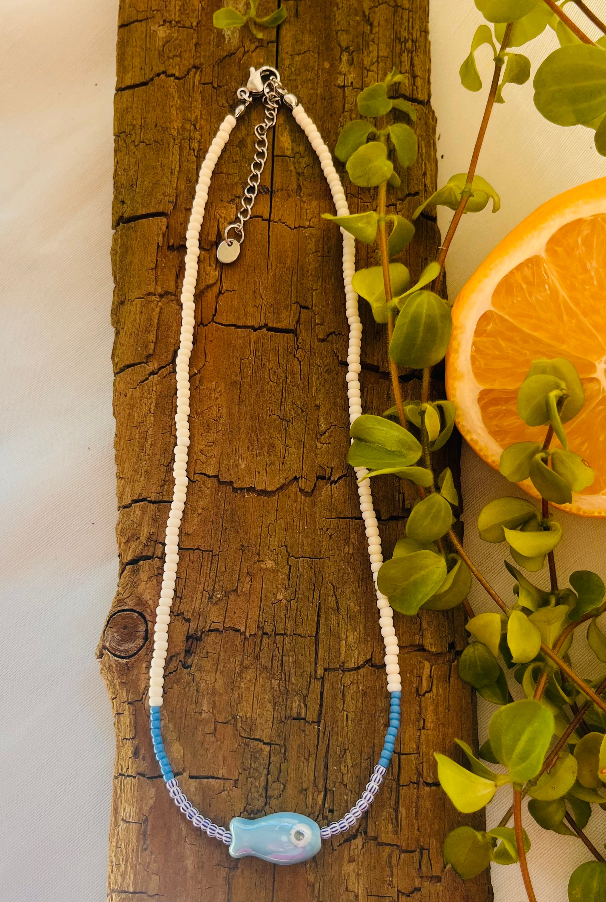 Necklace  „BLUE FISH"