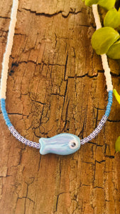 Necklace  „BLUE FISH"