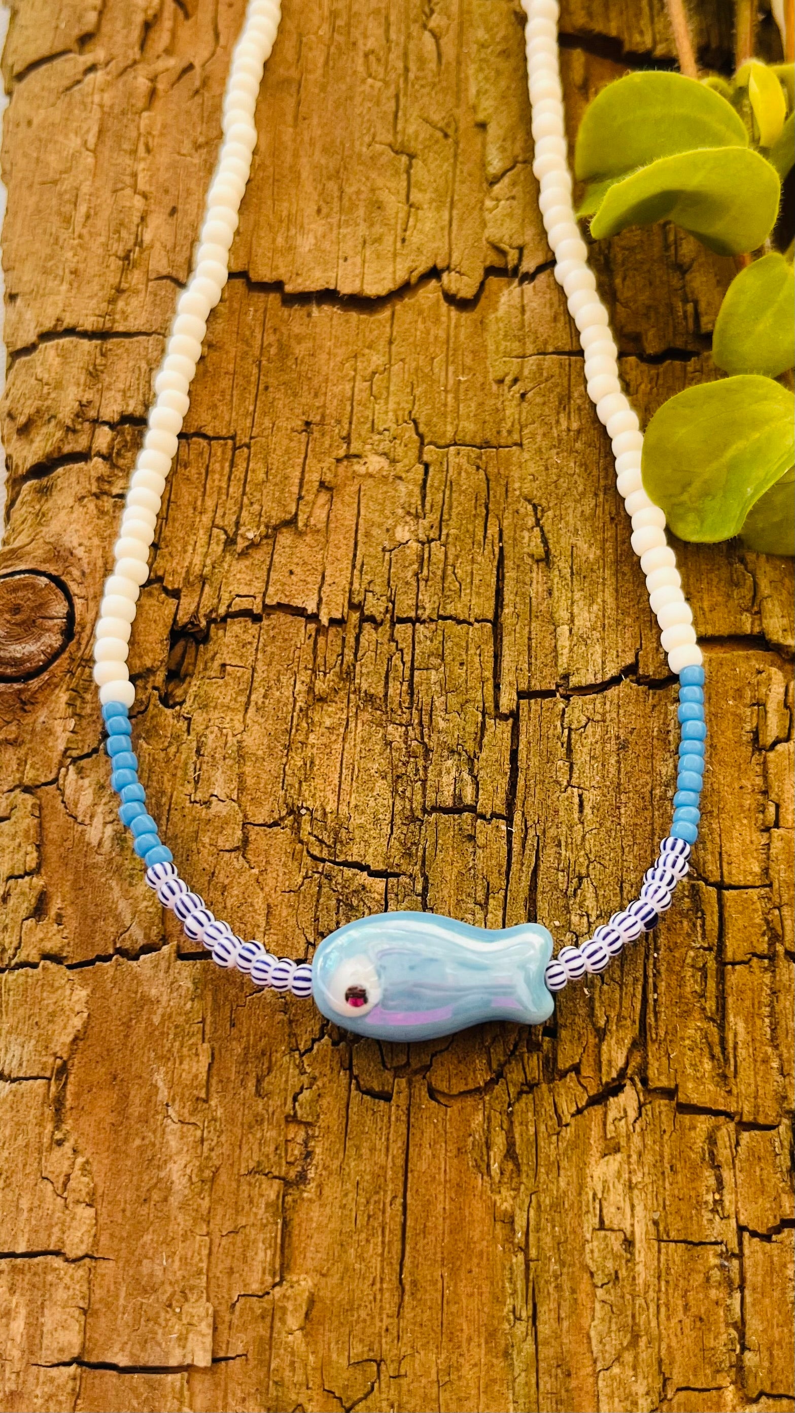 Necklace  „BLUE FISH"