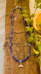 Necklace  „SILVER WHALE"