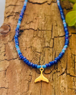 Lade das Bild in den Galerie-Viewer, Necklace  „GOLDEN WHALE&quot;
