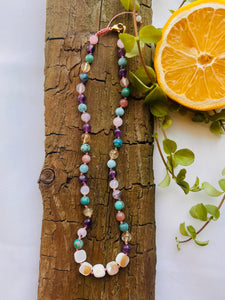 Necklace Crystal „HAPPY LIFE"