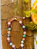Lade das Bild in den Galerie-Viewer, Necklace Crystal „HAPPY LIFE&quot;
