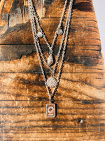Lade das Bild in den Galerie-Viewer, Necklace Layering Edelstahl Gliederkette silver &quot;POWER&quot;
