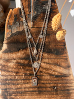 Lade das Bild in den Galerie-Viewer, Necklace Layering Edelstahl Gliederkette silver &quot;POWER&quot;
