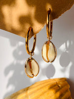 Lade das Bild in den Galerie-Viewer, Creole Edelstahl gold &quot;KAURI&quot;
