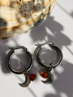 Lade das Bild in den Galerie-Viewer, Creole Edelstahl silver &quot;CRESCENT&quot;
