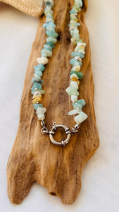 Necklace Crystal „AMAZONIT"