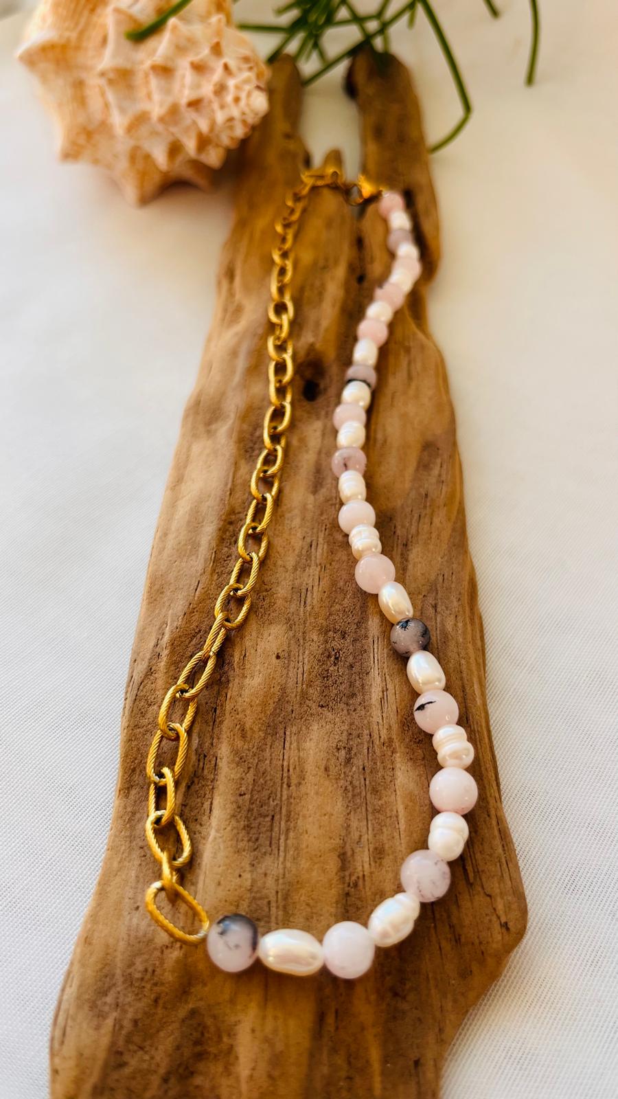 Necklace "HALF & HALF"