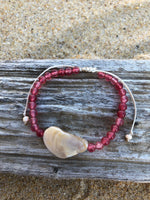 Lade das Bild in den Galerie-Viewer, Bracelet Gemstone &quot;RED SHELL&quot;
