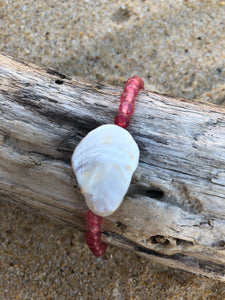 Bracelet Gemstone "RED SHELL"